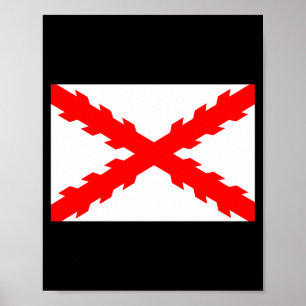 Affiche Drapeau ancien de l'Espagne Nouvelle illustration