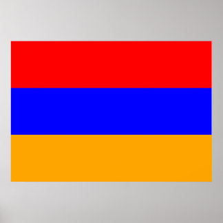 Affiche Drapeau Arménie