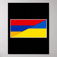 Drapeau Arménie Ukraine Arménien Nationalité Ukrai