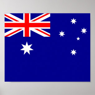 Affiche Drapeau Australie