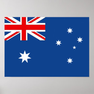 Affiche Drapeau Australie