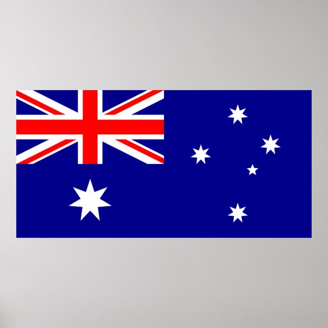 Affiche Drapeau australien (Devant)