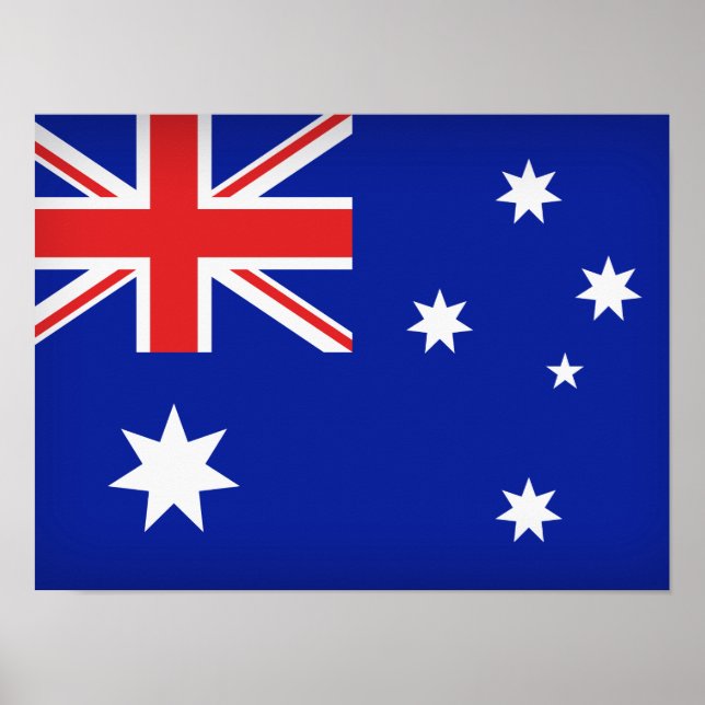 Affiche Drapeau australien (Devant)