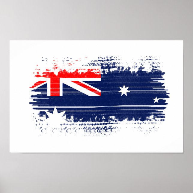 Affiche Drapeau australien (Devant)