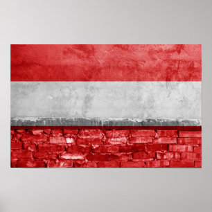 Affiche Drapeau autrichien