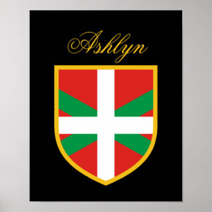 Affiche Drapeau basque