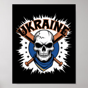 Affiche Drapeau Cadeau Ukraine Ukraini Kiev Ukrainien Ukra