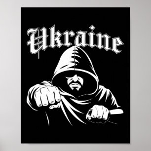 Affiche Drapeau Cadeau Ukraine Ukraini Kiev Ukrainien Ukra