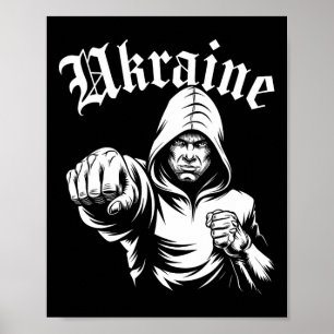 Affiche Drapeau Cadeau Ukraine Ukraini Kiev Ukrainien Ukra