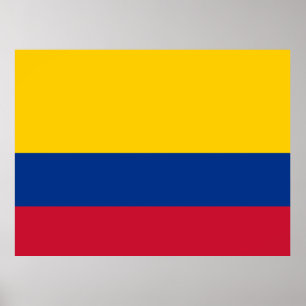 Affiche Drapeau colombien
