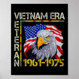 Affiche Drapeau commémoratif de l'ère des vétérans du Viet