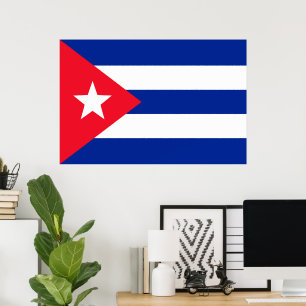 Affiche Drapeau Cuba