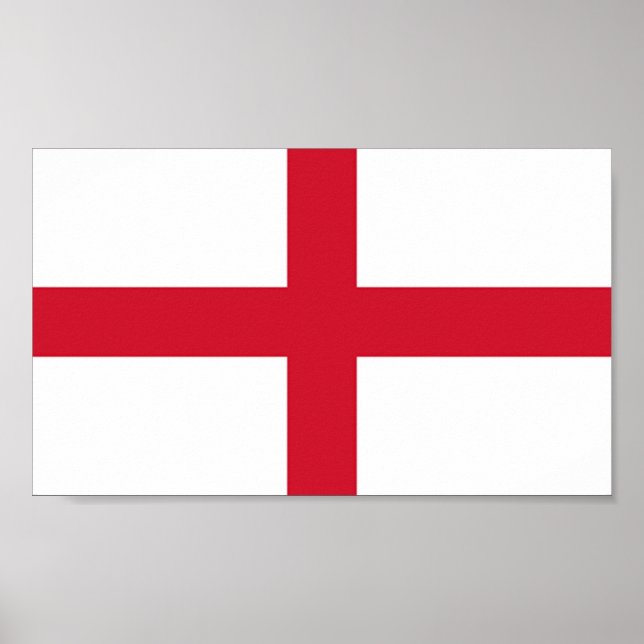 Affiche Drapeau d'Angleterre (Devant)