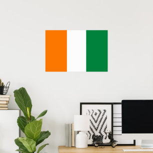 Affiche Drapeau de Côte d'Ivoire