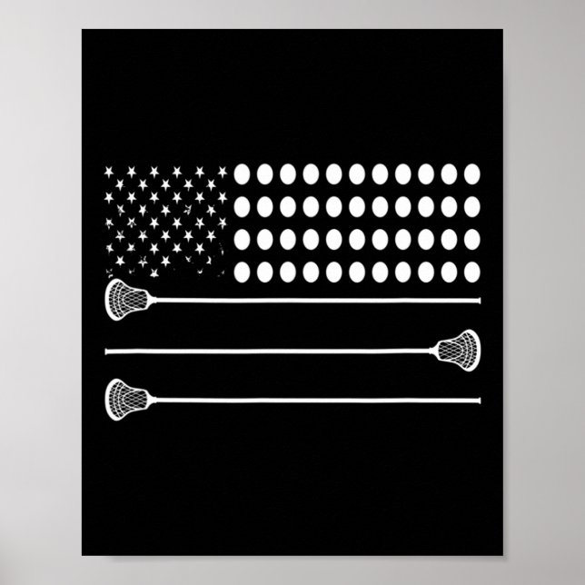 Affiche Drapeau de crosse Usa - Drôle Lecteur Lx (Devant)