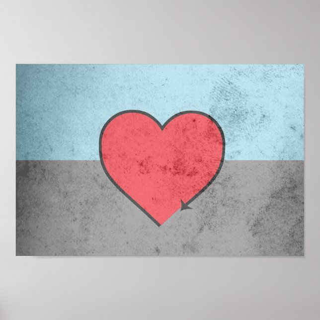 AFFICHE DRAPEAU DE FIERTE AUTOSEXUELLE (Devant)