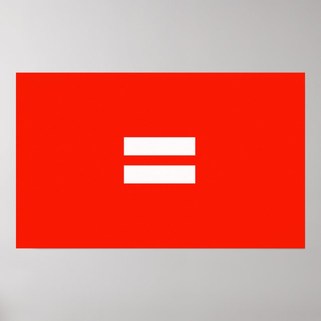Affiche Drapeau de fierté de l'égalité (Devant)