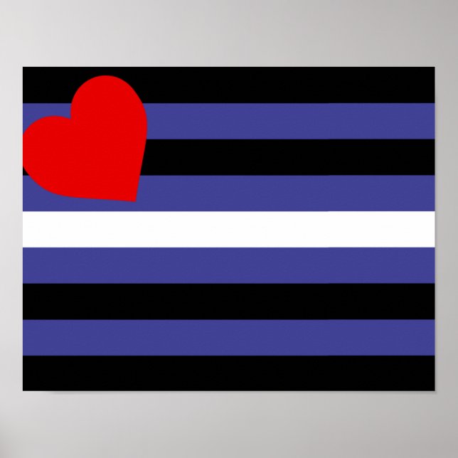Affiche Drapeau de fierté en cuir (Devant)