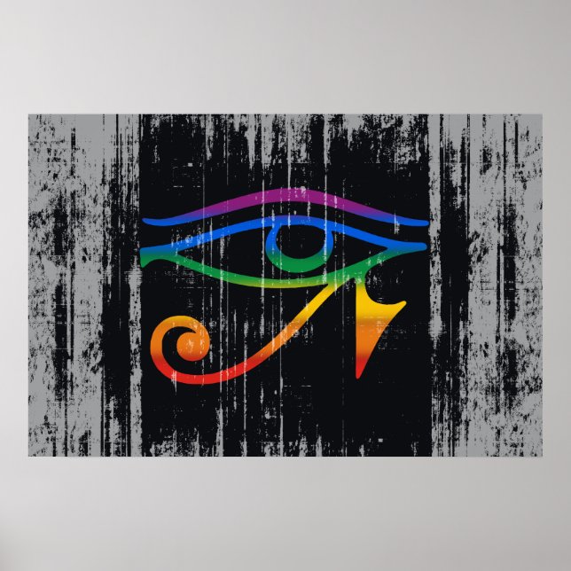 AFFICHE DRAPEAU DE FIERTE GOTH GAY (Devant)
