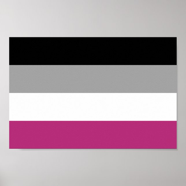 Affiche Drapeau de fierté gynéphile (Devant)