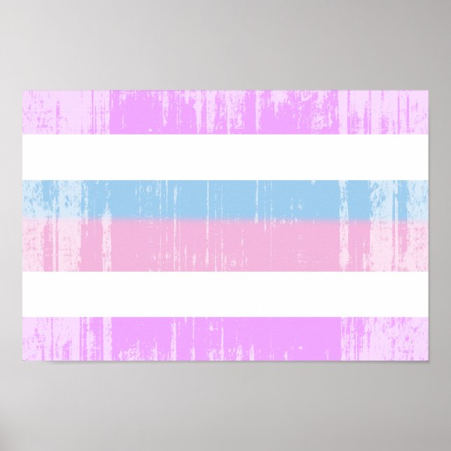Affiche Drapeau de fierté intersexe (Devant)