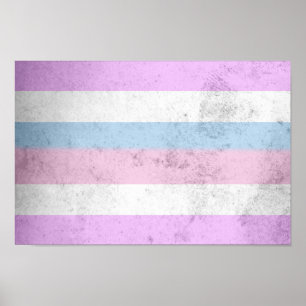 Affiche Drapeau de fierté intersexe