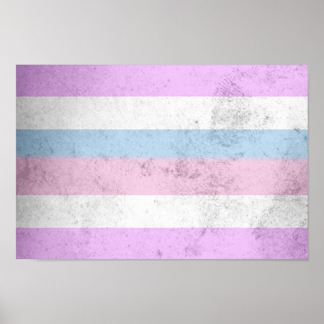 Affiche Drapeau de fierté intersexe (Devant)