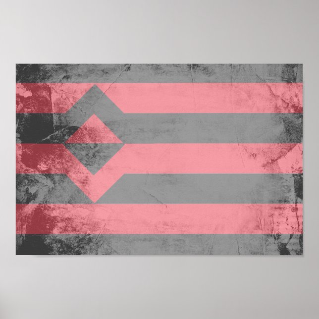 AFFICHE DRAPEAU DE FIST PRIDE (Devant)