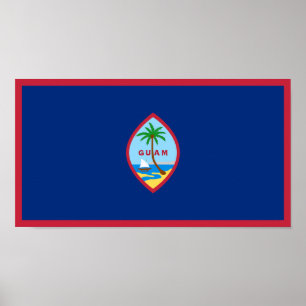 Affiche Drapeau de Guam