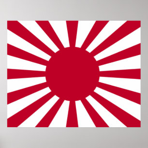 Affiche Drapeau de guerre impérial du Japon