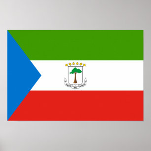 Affiche Drapeau de Guinée équatoriale