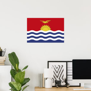 Affiche Drapeau de Kiribati
