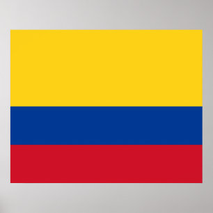 Affiche Drapeau de la Colombie