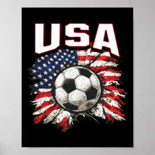 Affiche Drapeau de la Coupe 2026 Soccer Pride Fun Famille