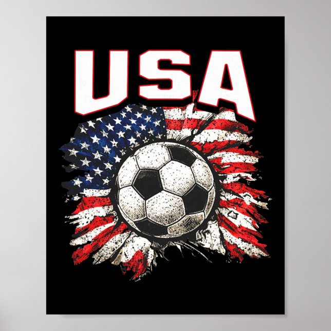 Affiche Drapeau de la Coupe 2026 Soccer Pride Fun Famille  (Devant)
