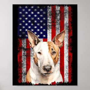 Affiche Drapeau de la fête du 4 juillet patriotique pour a