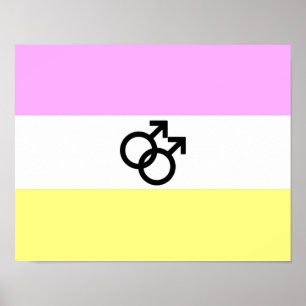 Affiche Drapeau de la fierté de Twink