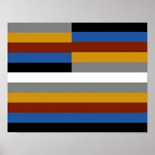 Affiche Drapeau de la fierté des freaks