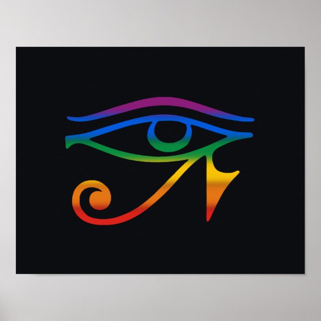 Affiche Drapeau de la fierté gay goth (Devant)