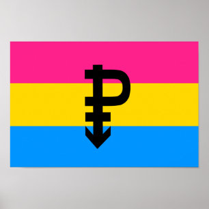 Affiche Drapeau de la fierté transexuelle