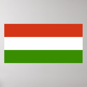 Affiche Drapeau de la Hongrie