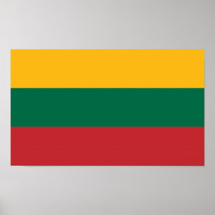 Affiche Drapeau de la Lituanie