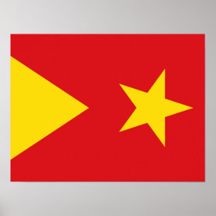 Affiche Drapeau de la région de Tigray