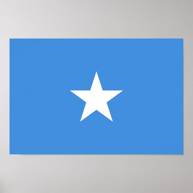 Affiche Drapeau de la Somalie (Devant)