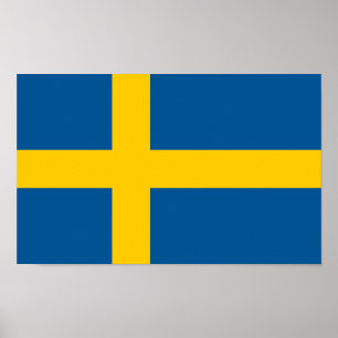 Affiche Drapeau de la Suède