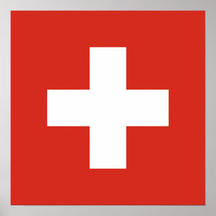 Affiche Drapeau de la Suisse