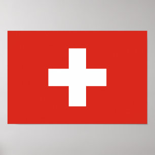 Affiche Drapeau de la Suisse