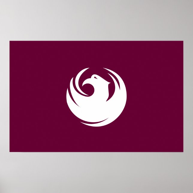 Affiche Drapeau de la ville de Phoenix (Arizona) (Devant)