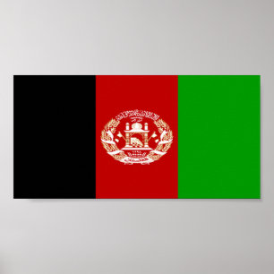 Affiche Drapeau de l'Afghanistan