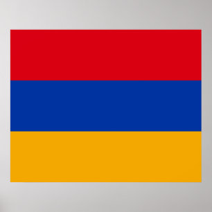 Affiche Drapeau de l'Arménie